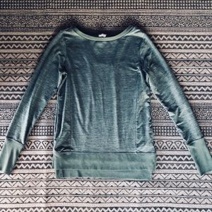 Green Stretchy Long Sleeve